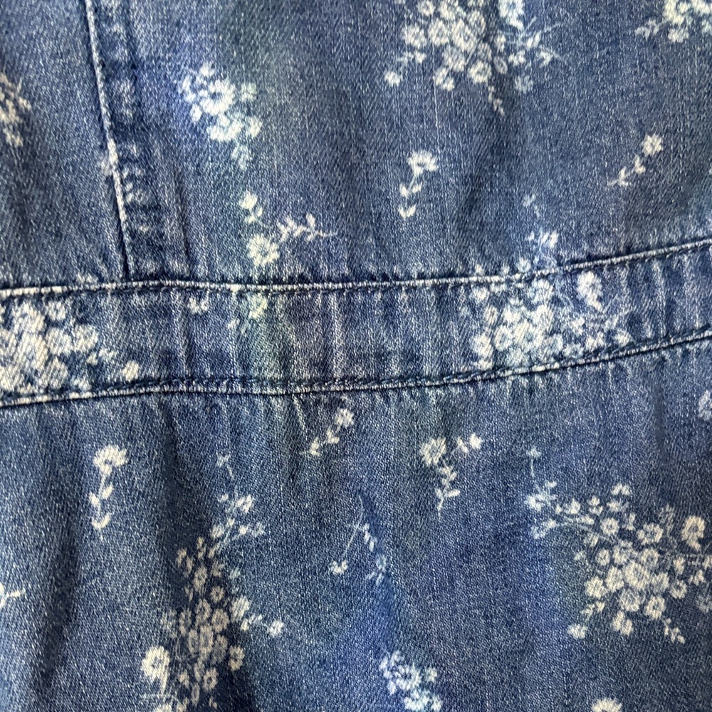 American Eagle Outfitters Dark Blue Floral Mini Dress - Picture 3 of 8